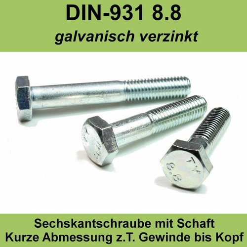 Din 931 8 - m8,