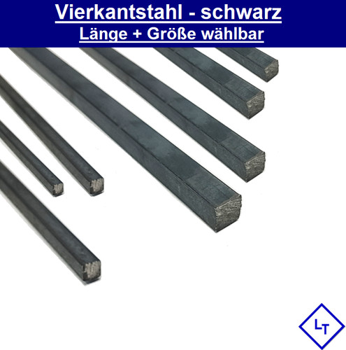 Vierkantstahl stahl schwarz - vierkantstahl,