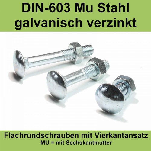 M10 din 603 schloßschrauben - 603,