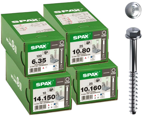Betonschrauben spax - betonschrauben,
