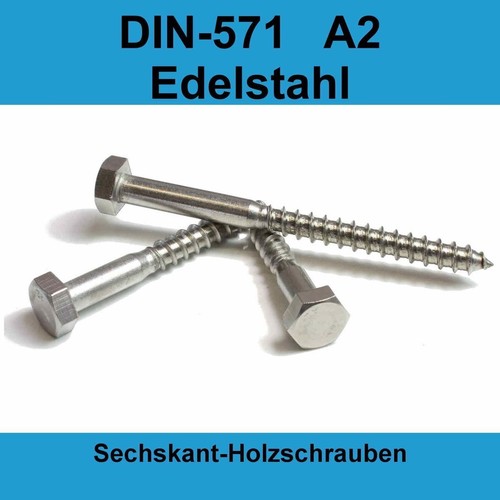 Din 571 holzschrauben a2 - din,